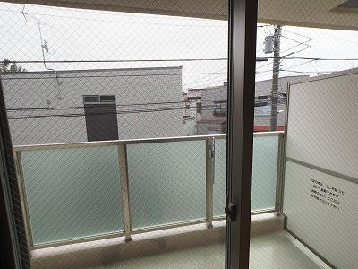 2階の部屋からの眺め