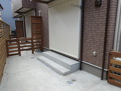 1階：テラス側